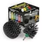 Drill Brush Power Scrubber By Useful Products 5 in W 5 in L Brush, Black K-S-4M-QC-DB - alternate 1